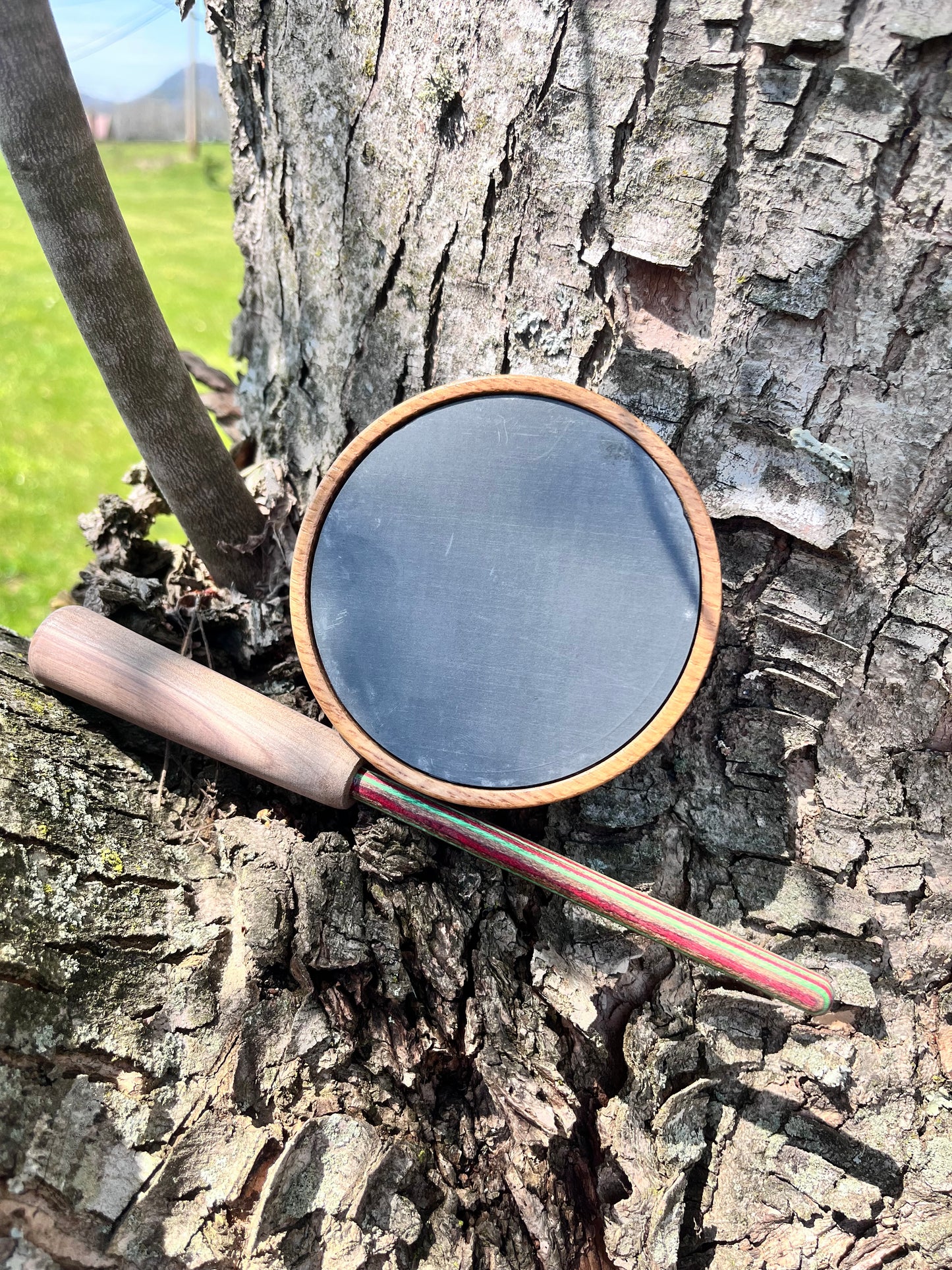 3.5” Competition Grade Slate/ Glass in Red Oak