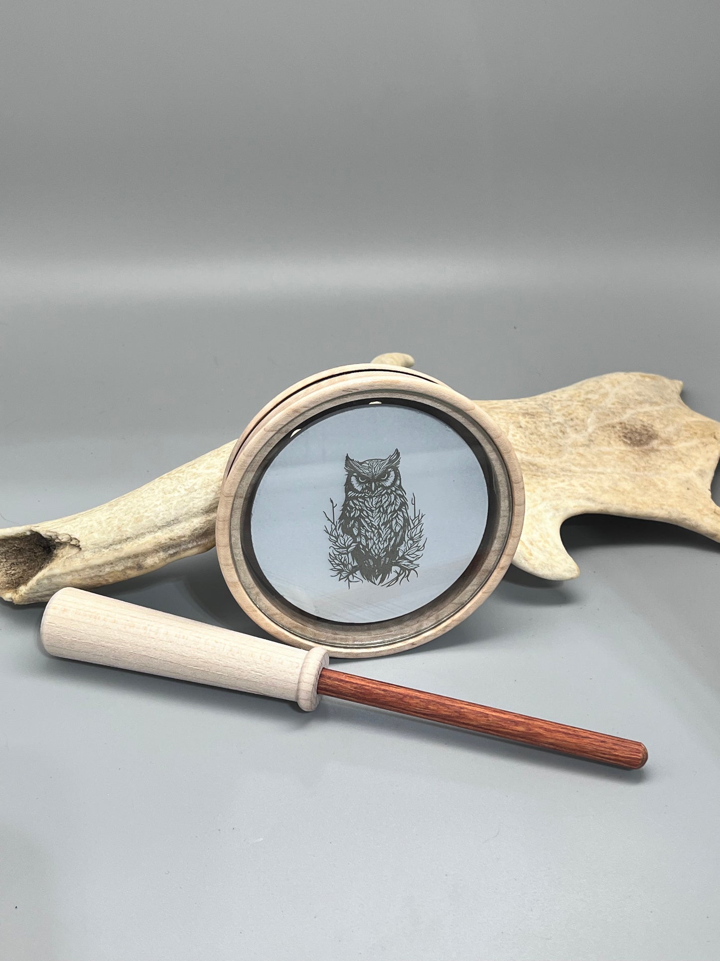 “Always watching” Curly Maple