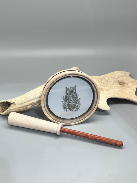 “Always watching” Curly Maple